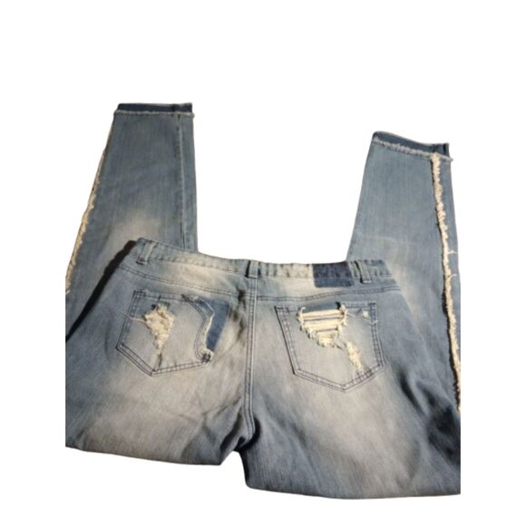 Alloy Apparel Junior's Size 13 X 35 Tall Cybill Mid Rise Skinny Jeans - Vintage - Picture 3 of 9